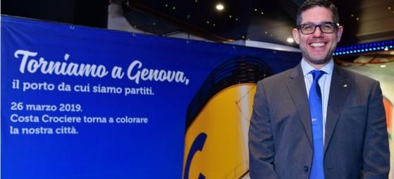 Costa Crociere torna a Genova con Costa Fortuna