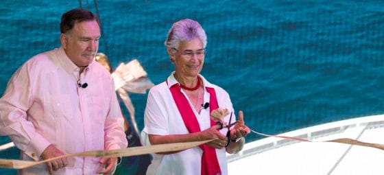 Celebrity Flora, battesimo della nave green delle Galapagos