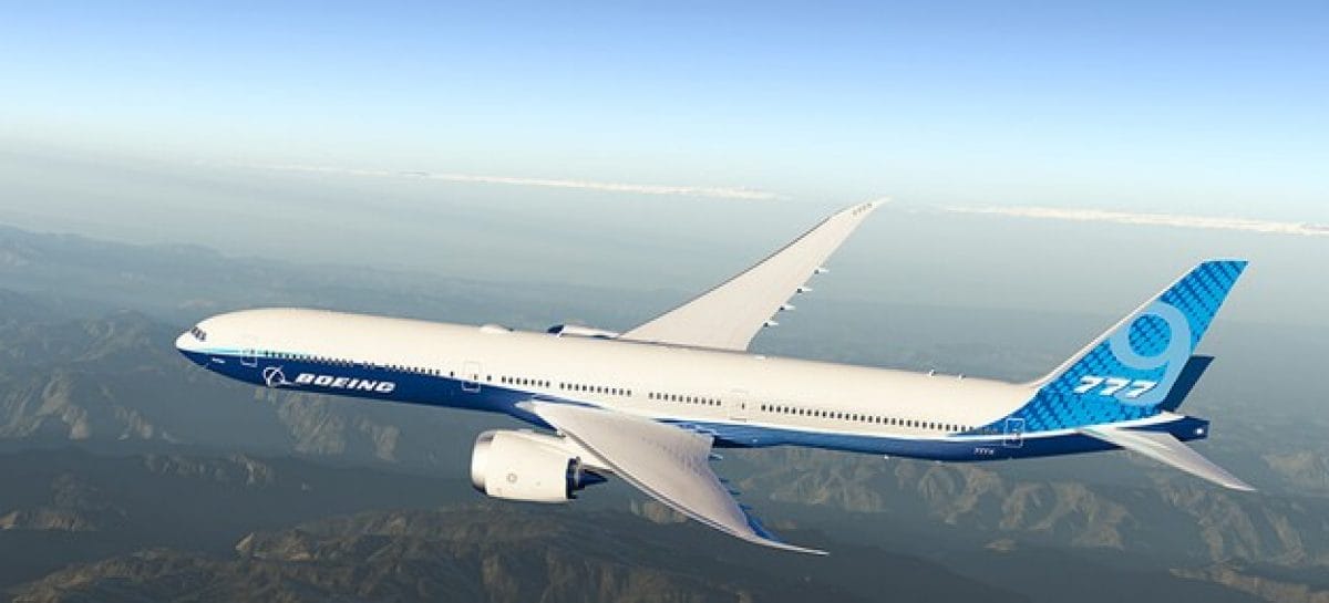 Decolla il Boeing 777X, prime consegne nel 2021