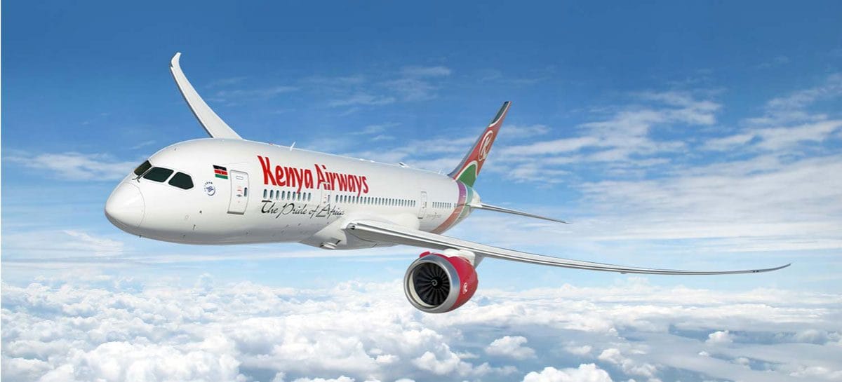 Kenya Airways torna a volare sulle rotte internazionali