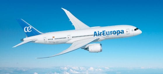 Air Europa nella top ten dei vettori europei più puntuali