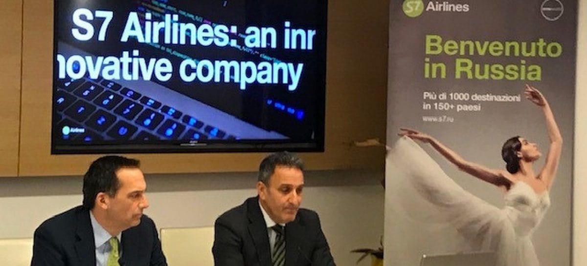 S7-Airlines S7 Airlines, anno record a Verona con oltre 1.000 voli