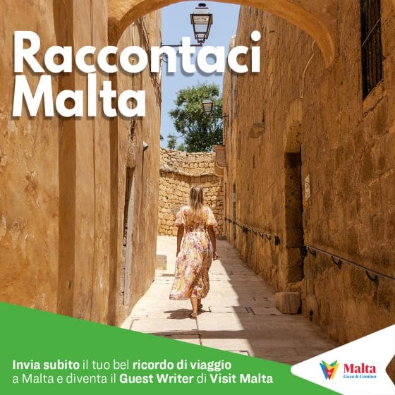 Portaci a Malta, l’ente del turismo  lancia un contest letterario sul web