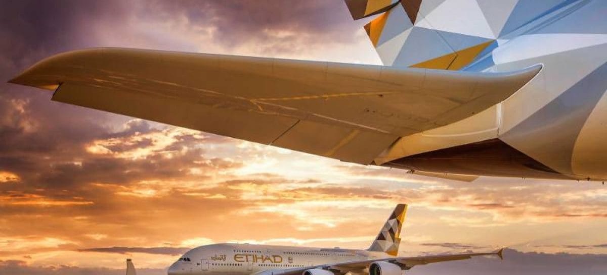 Etihad Airways sospende tutti i voli per due settimane