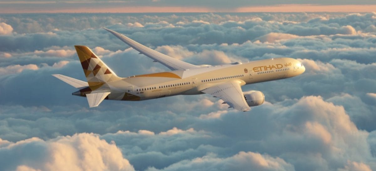 Etihad Airways, voli speciali per il rientro dei passeggeri