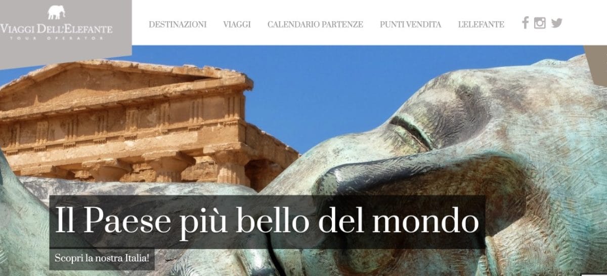 Viaggi Dell’Elefante vira sull’Italia con tre linee di prodotto