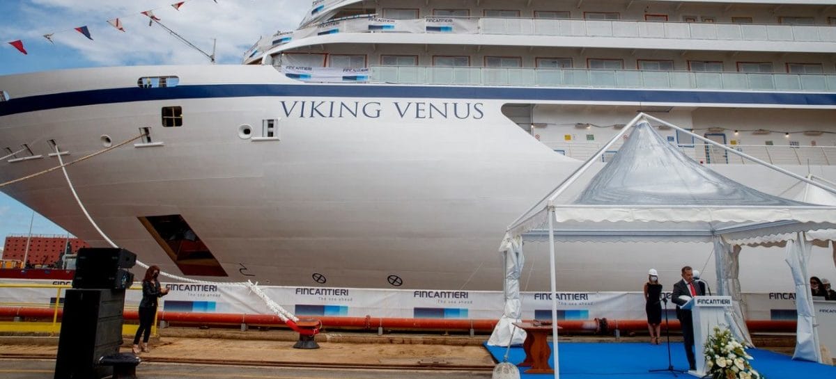 Fincantieri, varo tecnico di Viking Venus ad Ancona