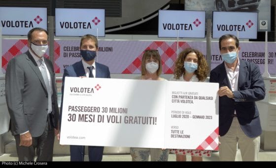 Volotea celebra a Venezia i 30 milioni di passeggeri trasportati
