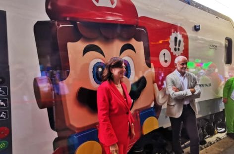 Partnership Lego-Trenitalia, arriva il treno dedicato a Super Mario