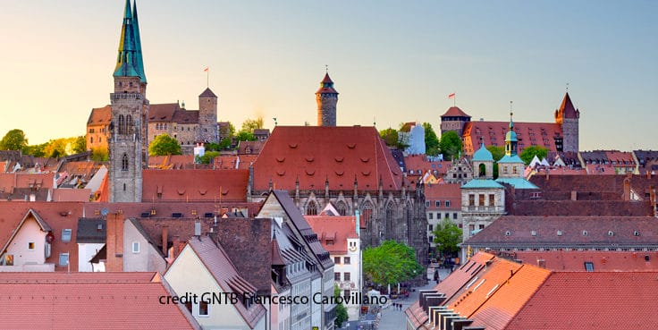 Nürnberg Die Nürnberger Burg mit der Altstadt Germania