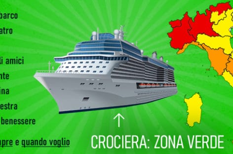 Crociere, la nave è unica “zona verde” d’Italia