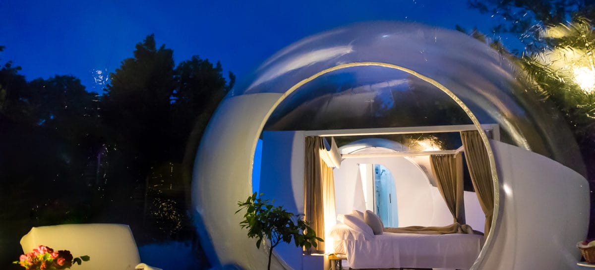 Bubble Emotion, la nuova frontiera del glamping