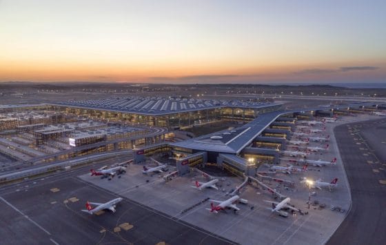 L’aeroporto internazionale di Istanbul riceve le 5 stelle Skytrax