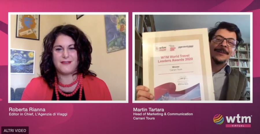 Wtm Award 2020 - intervista Carrani - Rianna Tartara