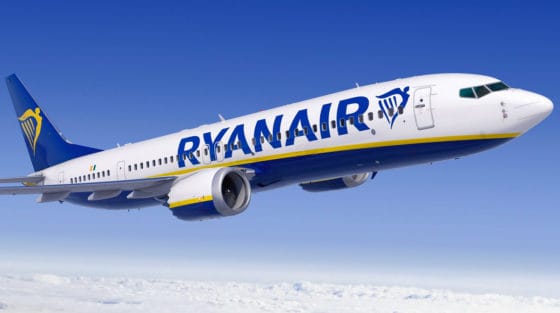 Ryanair, oltre 120 voli settimanali per l’estate di Trapani