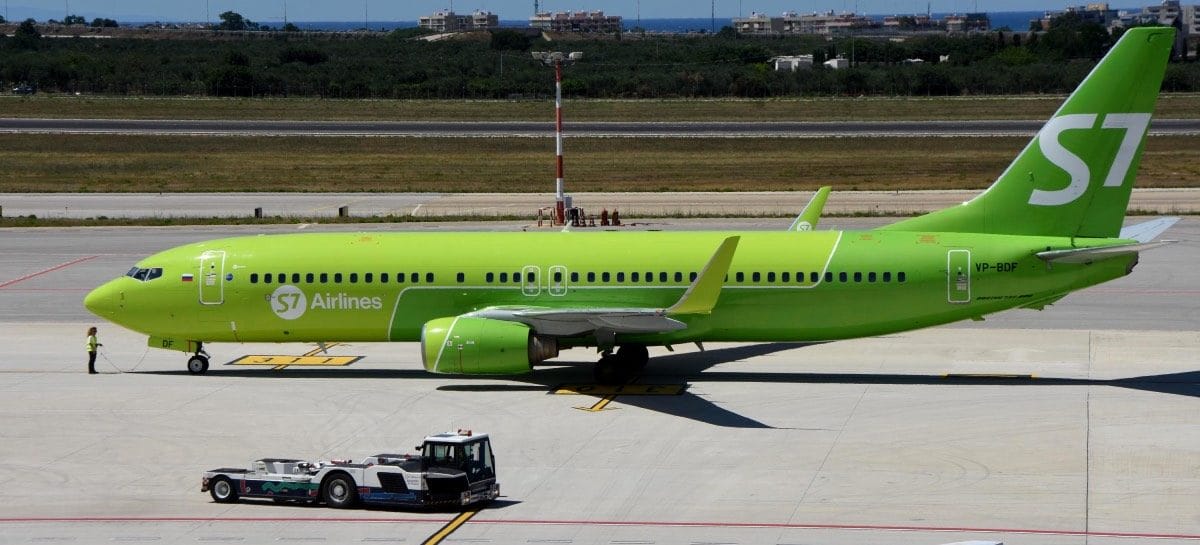 S7 Airlines, da marzo torna la rotta Bari-Mosca