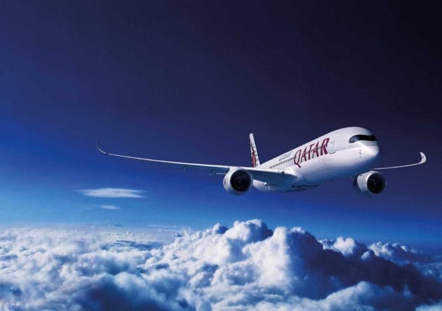 A350_AirToAir Qatar Airways