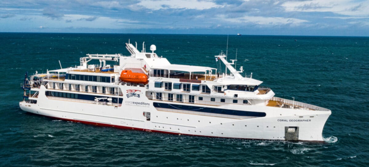 Fincantieri consegna la nave da crociera di lusso Coral Geographer