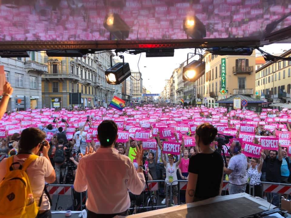 Milano Pride annuncio della Convention IGLTA