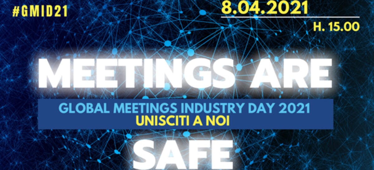 Global Meetings Industry Day, l’8 aprile l’evento online per la ripartenza