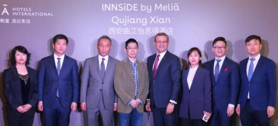 INNSiDE by Melia Qujiang Xian signing ceremony
