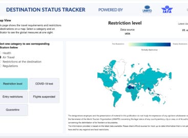 Destination Tracker, la mappa anti Covid per la ripresa dei viaggi