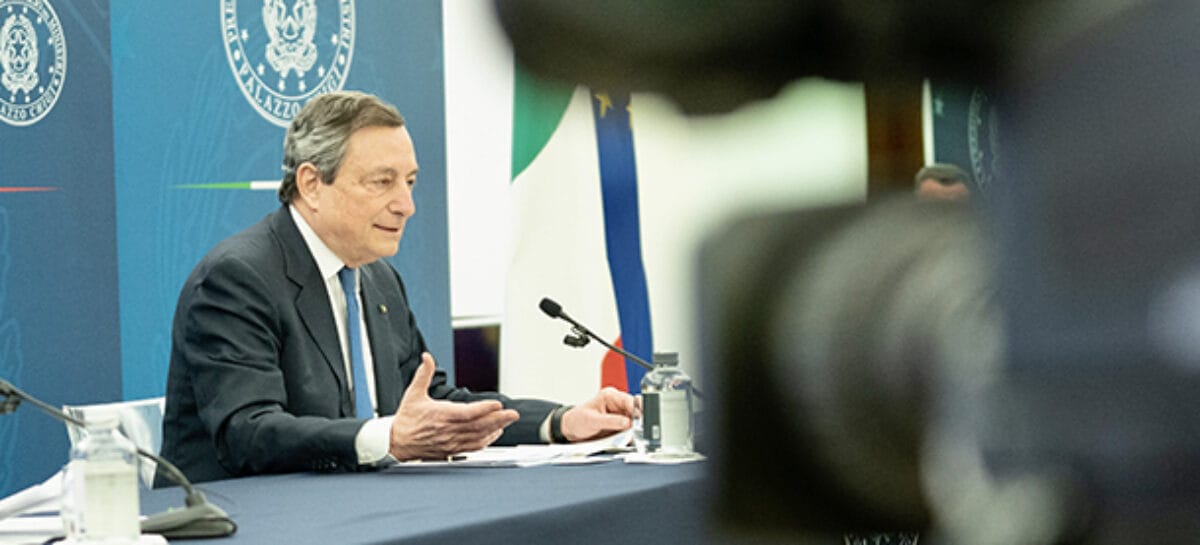 L’ora delle riaperture: <br>arriva la roadmap di Draghi