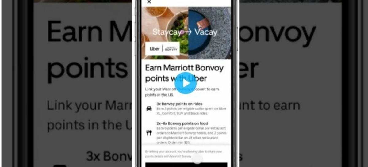 Alleanza Marriott-Uber negli Usa: i punti Bonvoy arrivano col food delivery