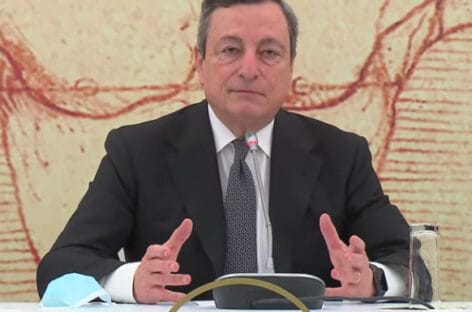 Draghi al G20 del Turismo: <br>«Prenotate le vacanze in Italia»