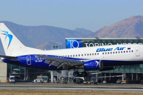 Blue Air, nuova rotta low cost Torino-Reggio Calabria