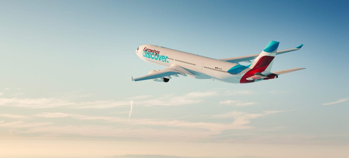 Decolla Eurowings Discover: le rotte leisure della compagnia