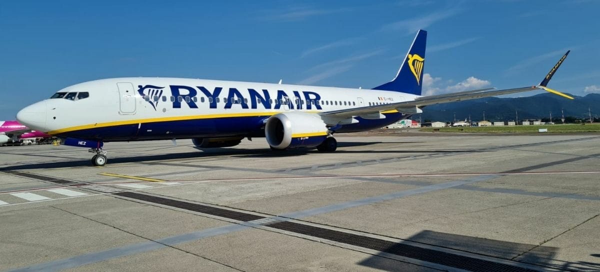 A Bergamo debutta il B737-8200 di Ryanair