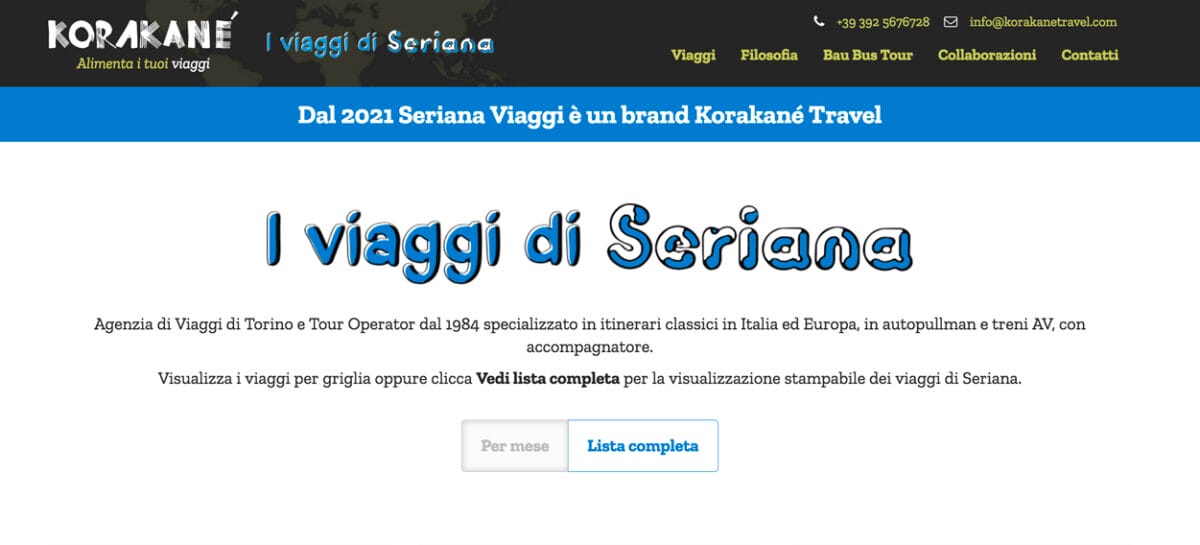 Korakané Travel riporta sul mercato il marchio Seriana Viaggi