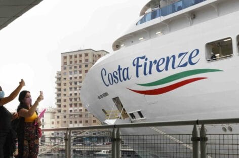Prima crociera per Costa Firenze, la nave che guarda avanti