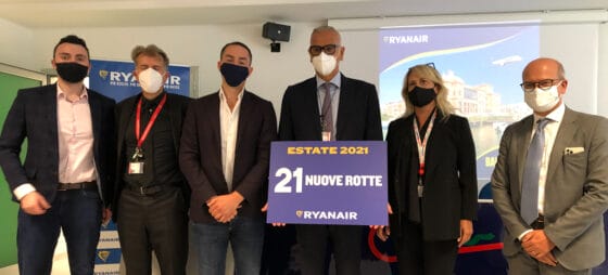 Ryanair amplia le rotte internazionali dalla Puglia