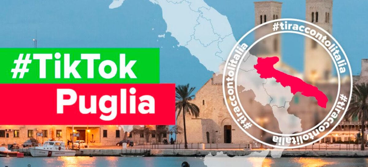 Puglia protagonista su Tik Tok con la campagna #tiraccontolitalia