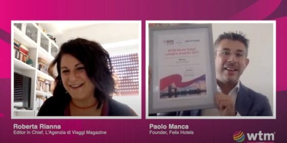 Wtm Award a Felix Hotels: guarda la videointervista a Paolo Manca