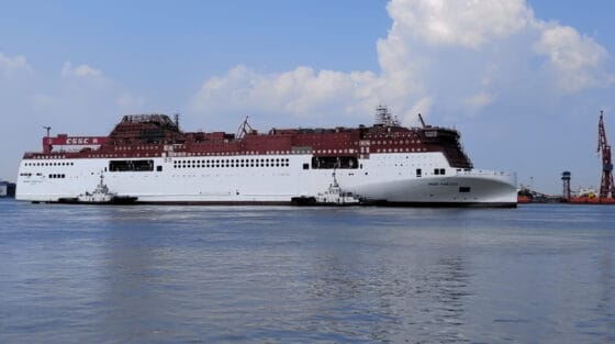 Moby vara Fantasy, il traghetto più grande del mondo