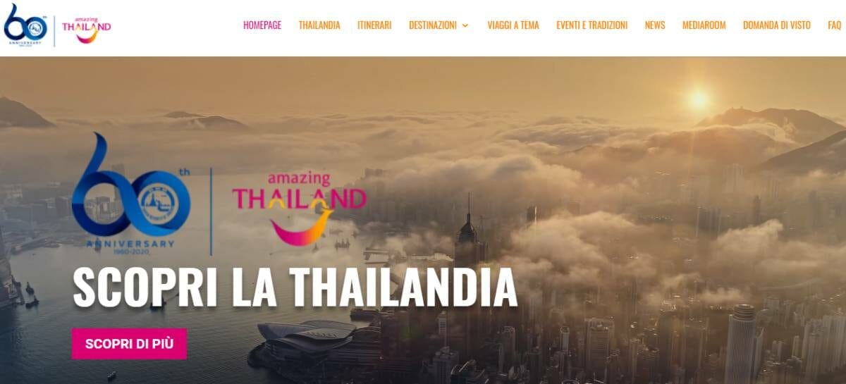 Thailandia, il sito dell’ente per il turismo si rifà il look