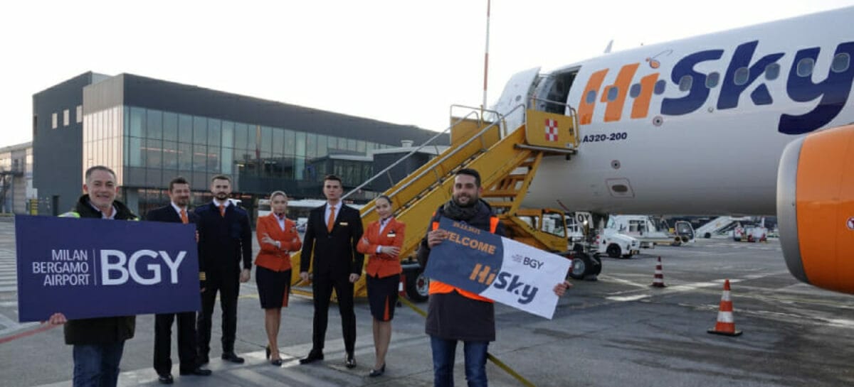 HiSky vola da Bergamo verso Romania e Moldavia