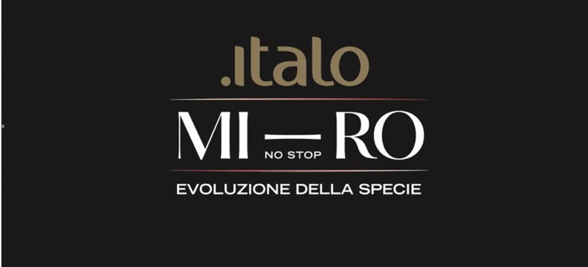 Italo potenzia la tratta Milano-Roma con il marchio Mi-Ro