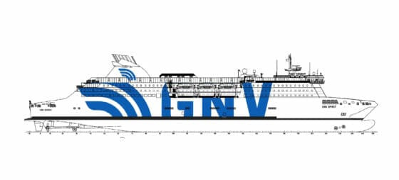 Gnv sale a quota 25 navi: entra in flotta Spirit