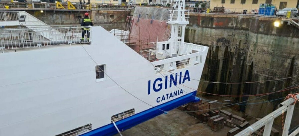 Arriva Iginia, la nave green di Rfi sullo Stretto di Messina