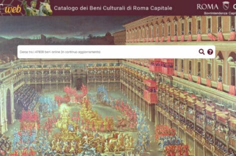 SimartWeb, online il portale dedicato al patrimonio culturale di Roma