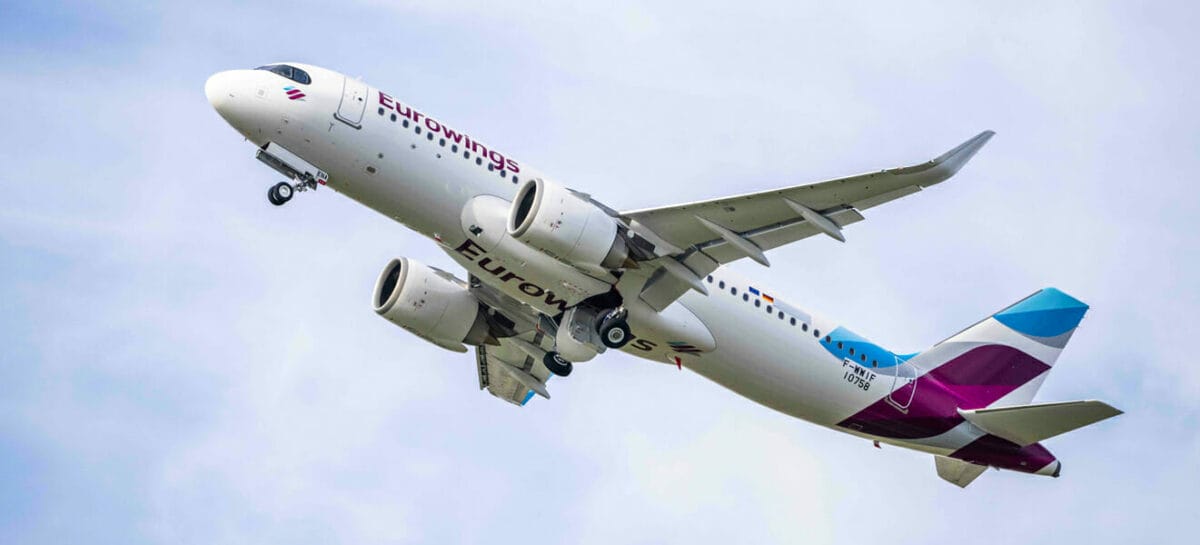 Eurowings accoglie in flotta il primo A320neo