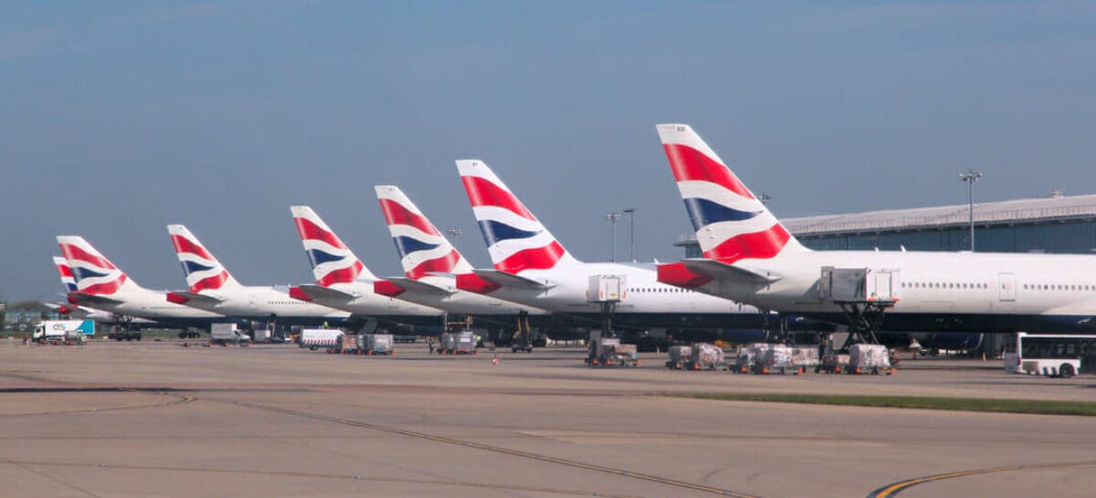 British lascia a terra centinaia di voli lungo raggio