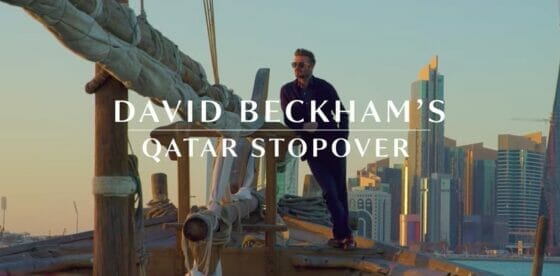 Stopover in Qatar: testimonial il calciatore-icona David Beckham