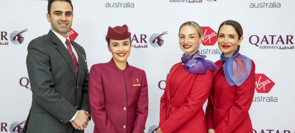 Qatar Airways e Virgin Australia, partnership su oltre 150 destinazioni  