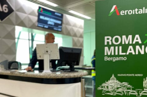 Aeroitalia, decollano i voli Roma-Milano Bergamo