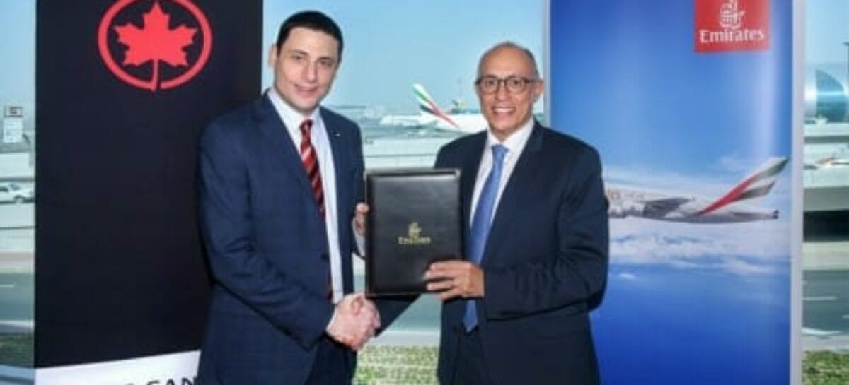 Emirates e Air Canada annunciano un piano loyalty congiunto